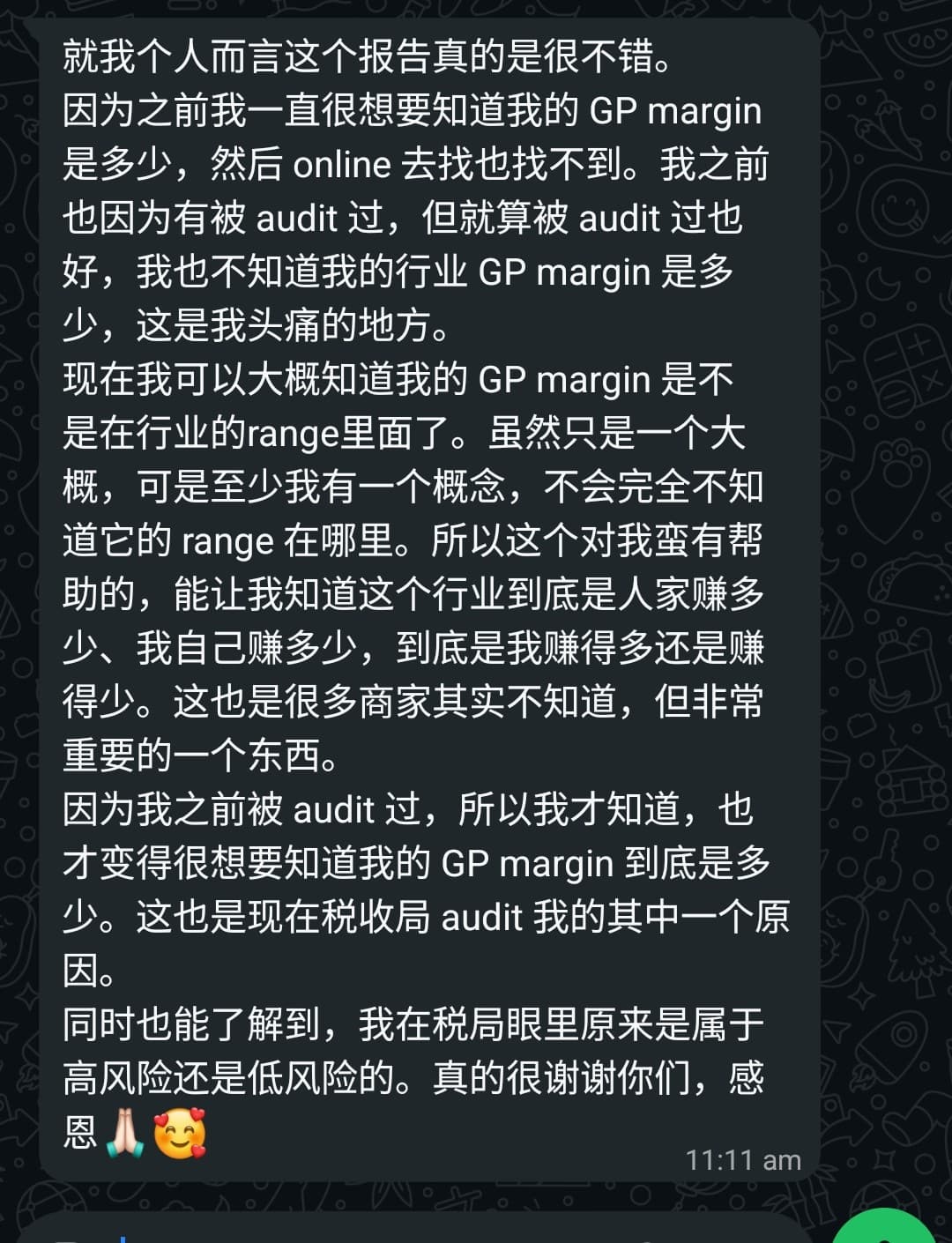 FT TaxInsight testimonial screenshot 4